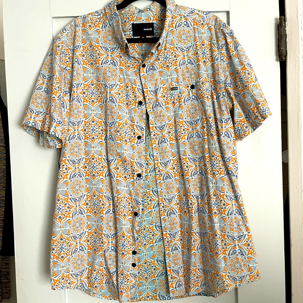 Hurley Button Down Party Shirt